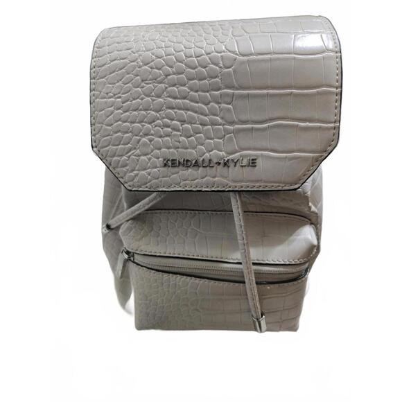 Accessories - Kendall + Kylie Croc-Embossed Mini Backpack